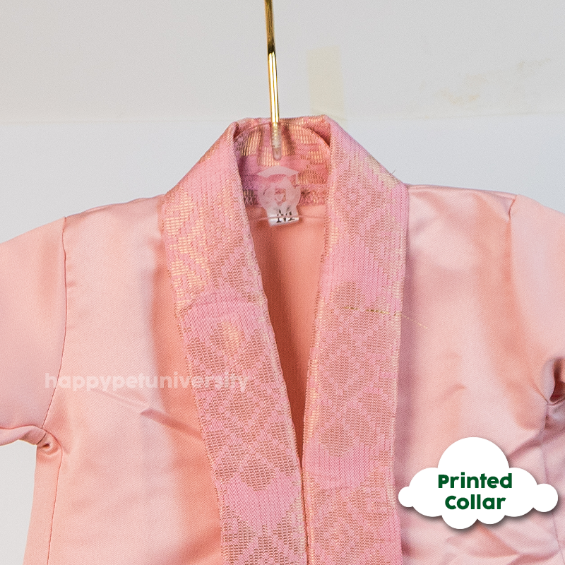 [BUATAN MAS] SALMON Premium Baju Kebaya Kucing Baju Kurung Baju Raya Kucing Raya Aidilfitri Pet Clothing Costume