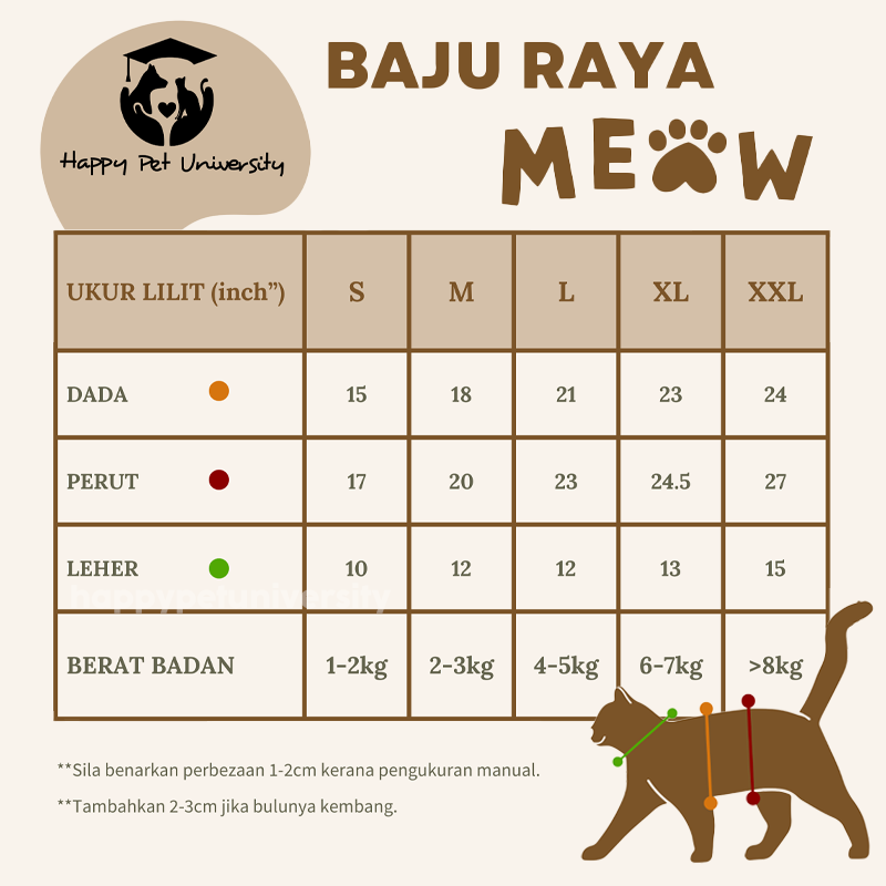 [BUATAN MAS] CARROT Premium Baju Kebaya Kucing Baju Kurung Baju Raya Kucing Raya Aidilfitri Pet Clothing Costume