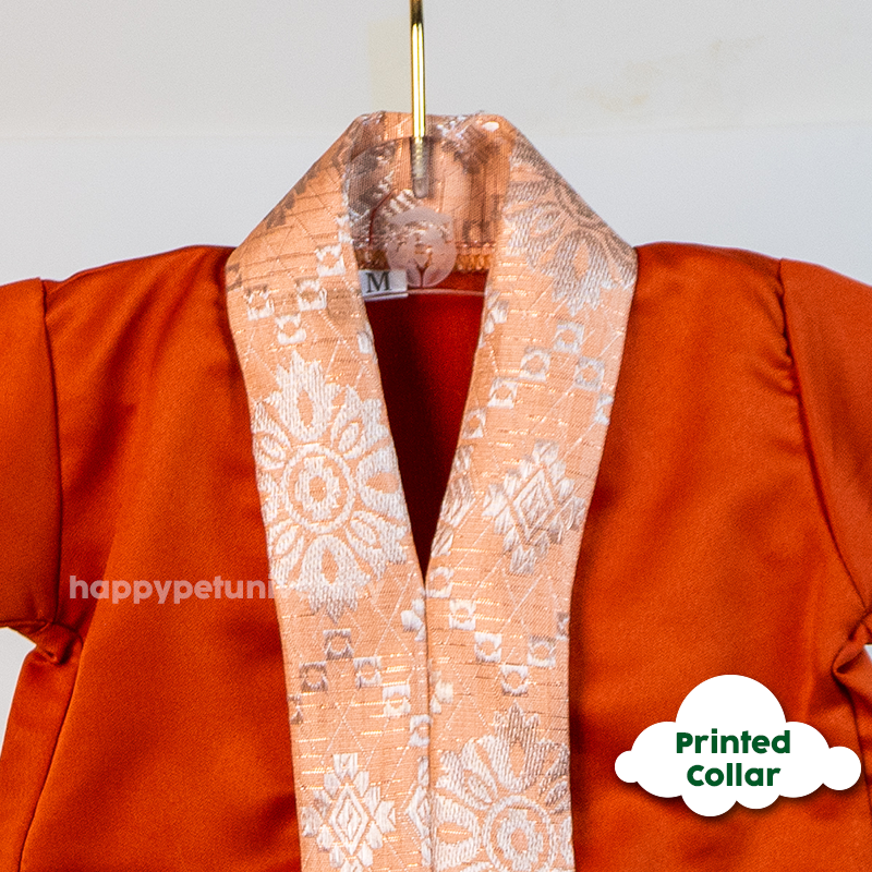 [BUATAN MAS] CARROT Premium Baju Kebaya Kucing Baju Kurung Baju Raya Kucing Raya Aidilfitri Pet Clothing Costume