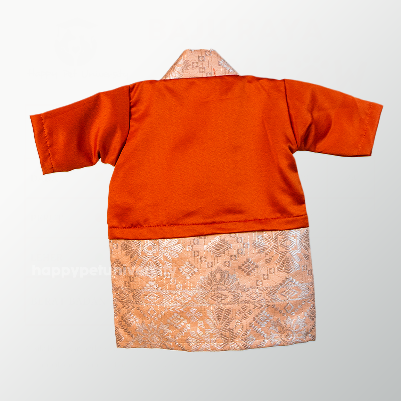 [BUATAN MAS] CARROT Premium Baju Kebaya Kucing Baju Kurung Baju Raya Kucing Raya Aidilfitri Pet Clothing Costume