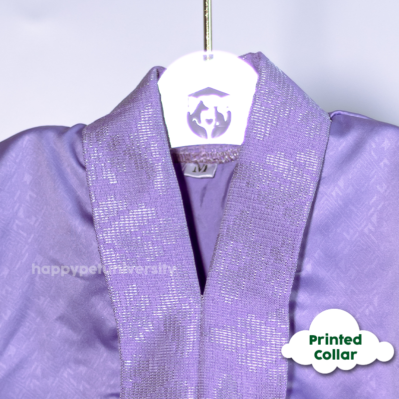 [BUATAN MAS] PURPLE Premium Baju Kebaya Kucing Baju Kurung Baju Raya Kucing Raya Aidilfitri Pet Clothing Costume