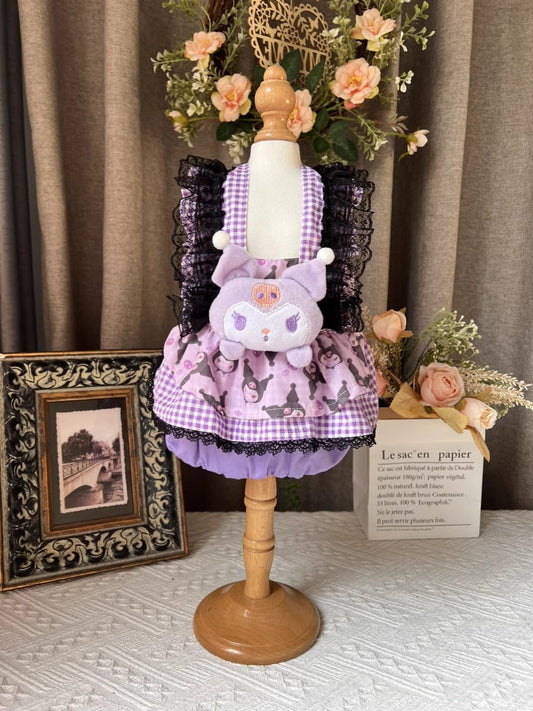 Sanrio Layered Sweet Purple Kuromi Lolita Dress