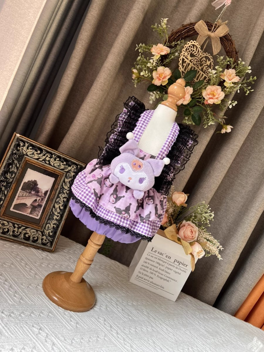 Sanrio Layered Sweet Purple Kuromi Lolita Dress